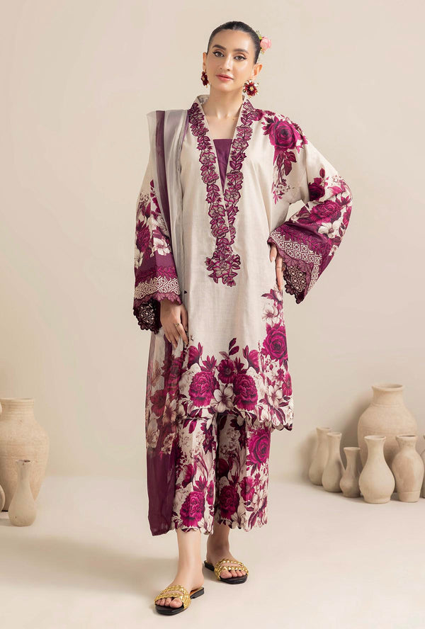 Pehnawa Lavender Blossom Khaddar Set