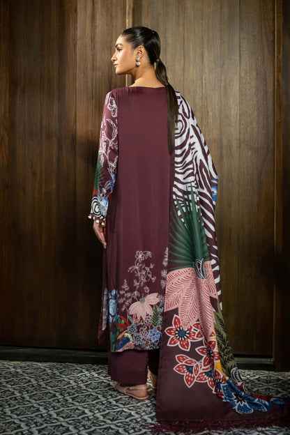 3 Pc Zarqa-e-Plum Ensemble