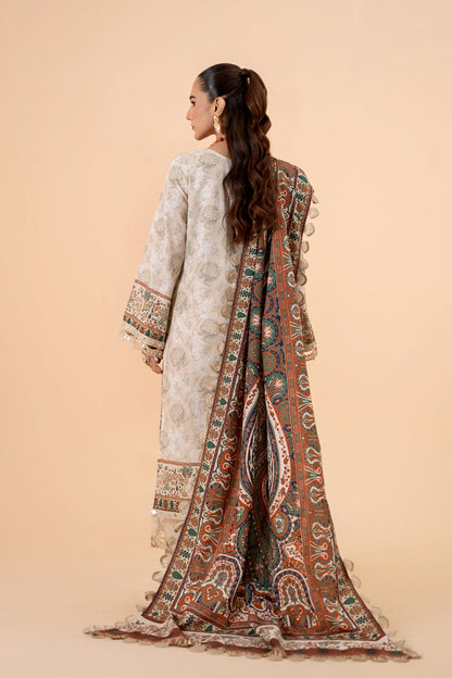 Mau summery | Khaddar 3 Piece | Gardenia